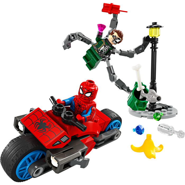 LEGO Marvel Super Heroes - Urmarire pe motocicleta - Omul Paianjen vs Doc Ock (76275) | LEGO - 1 | YEO