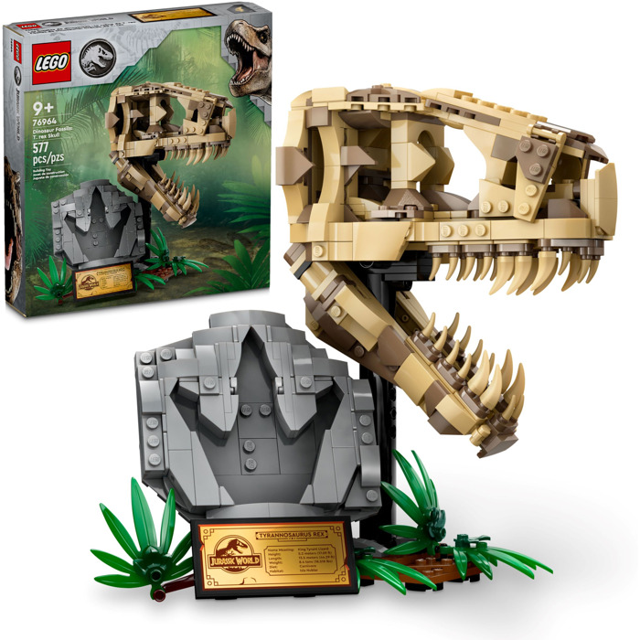 LEGO Jurassic World - Fosile de dinozaur - Craniu de T.rex (76964) | LEGO