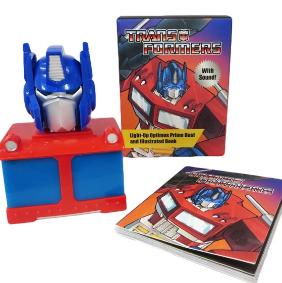 Transformers: Light-Up Optimus Prime Bust and Illustrated Book With Sound! |