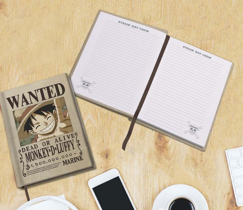 Carnet A5 - One Piece - Wanted Luffy | AbyStyle - 6 | YEO