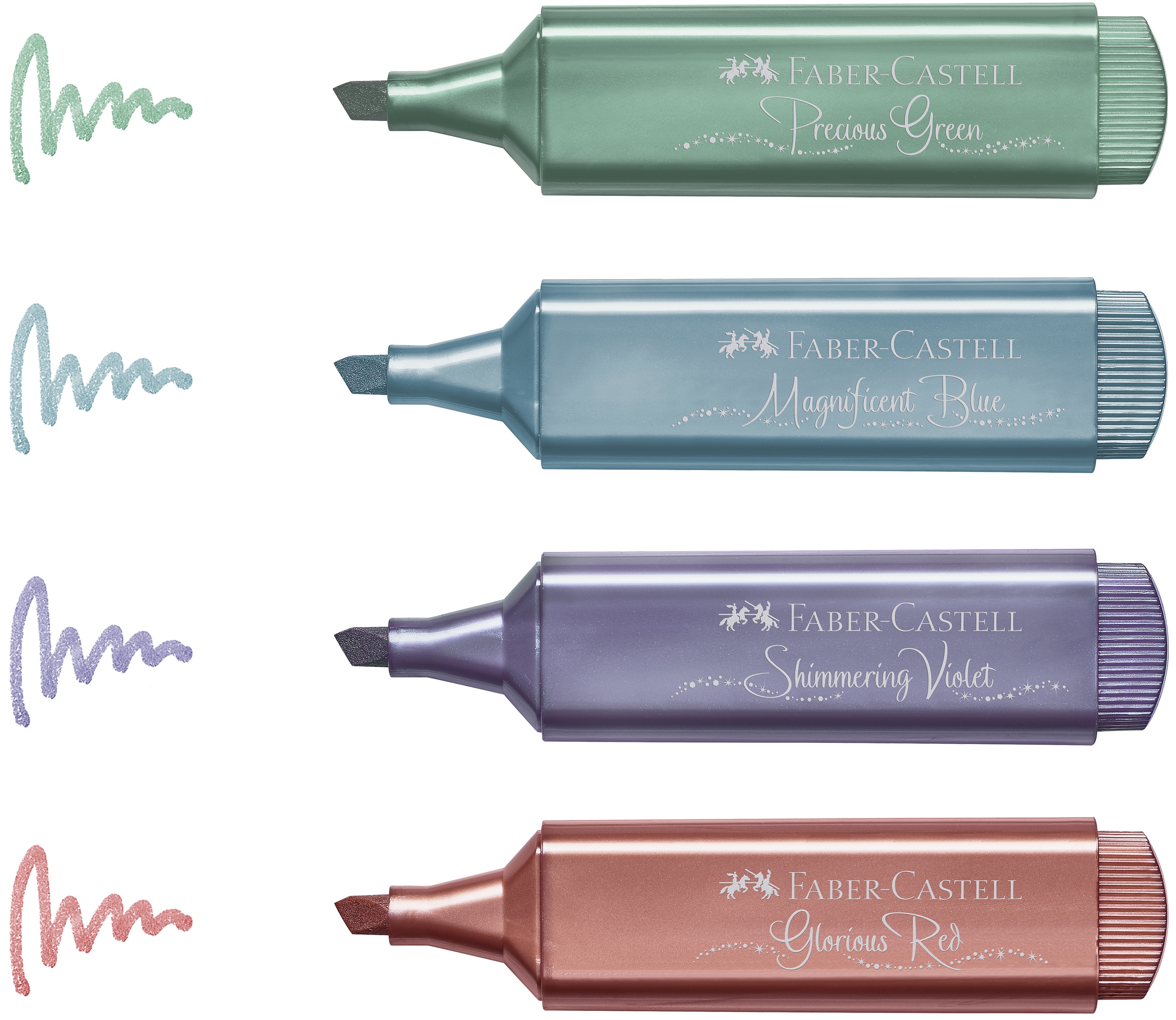 Set 4 markere - Metallic | Faber-Castell