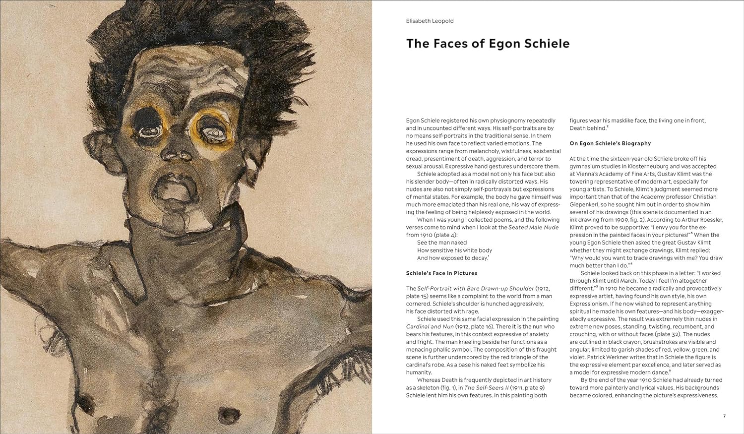 Faces of Egon Schiele | Elizabeth Leopold