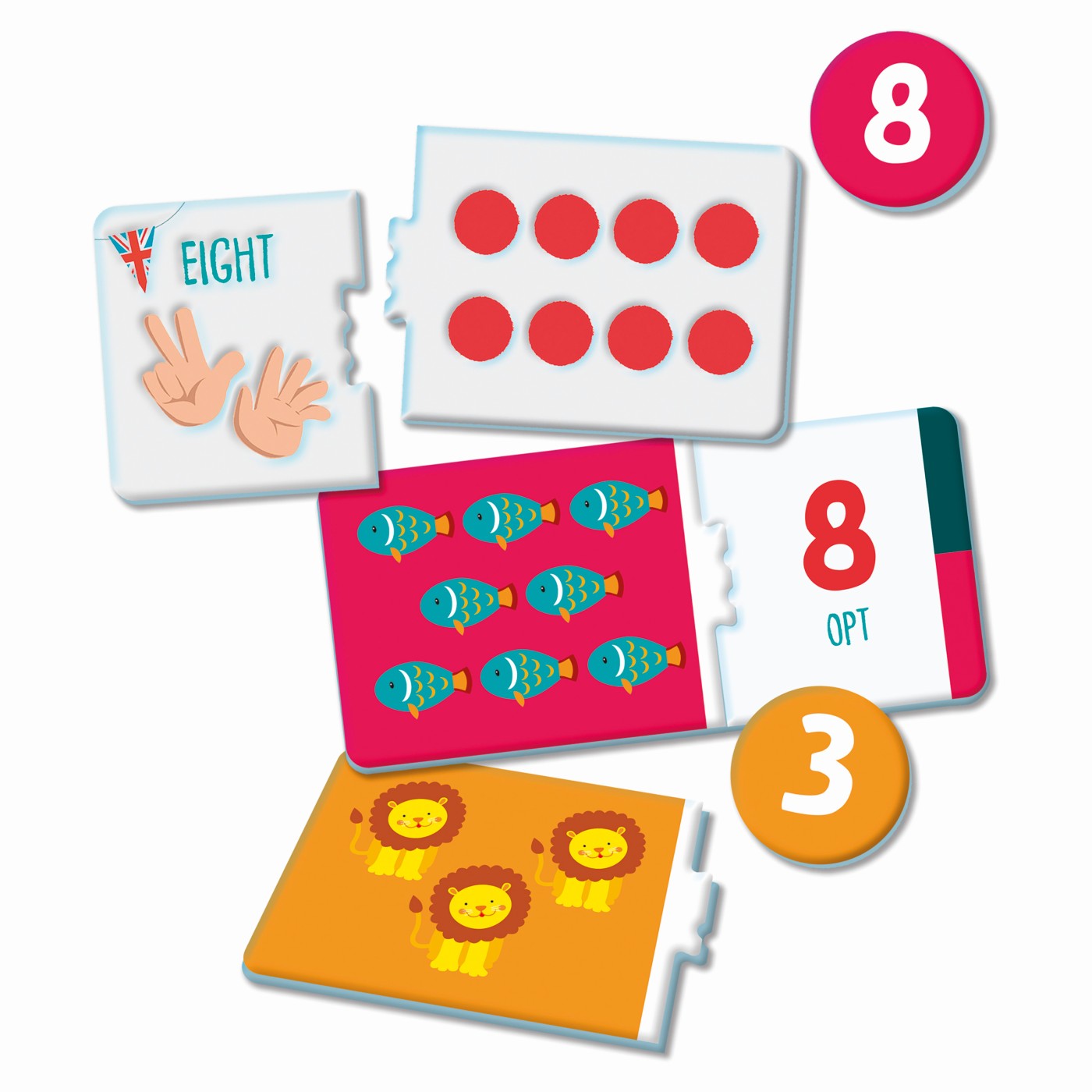 Puzzle educativ - Agerino - Numerele | Clementoni - 1