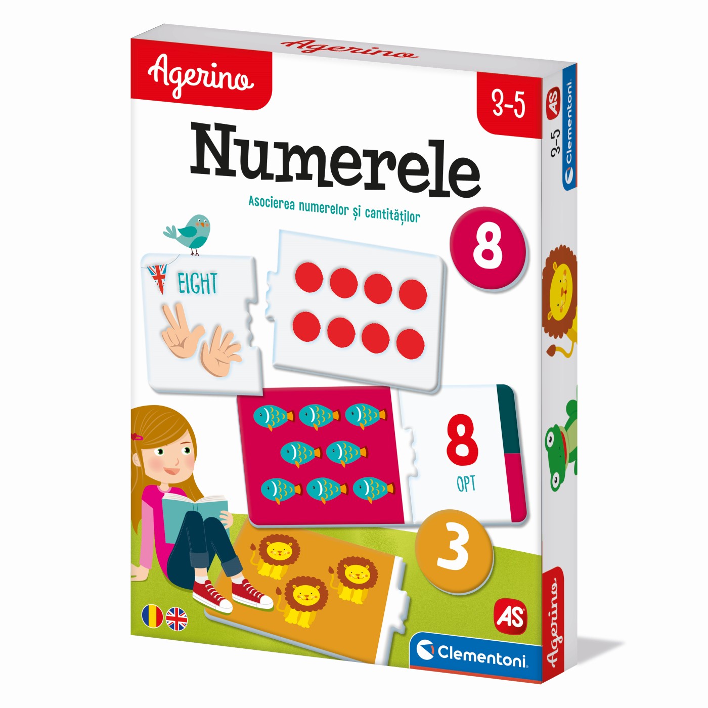 Puzzle educativ - Agerino - Numerele | Clementoni - 2