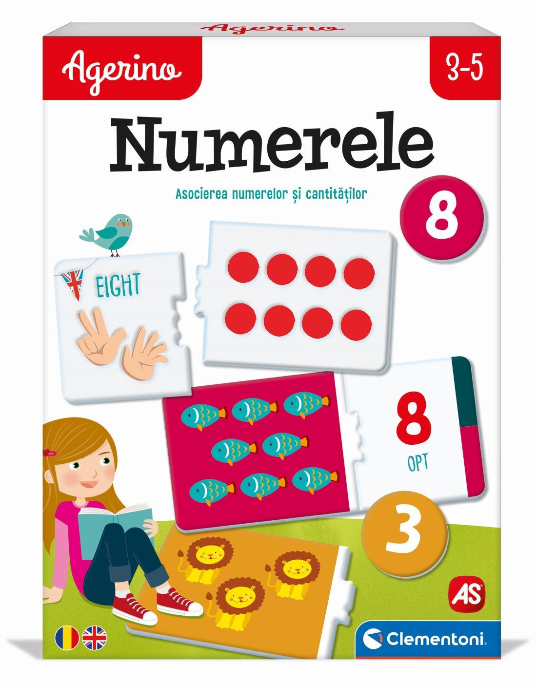 Puzzle educativ - Agerino - Numerele | Clementoni - 5
