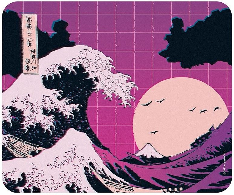 Mousepad - Hokusai - Great Wave Vapour