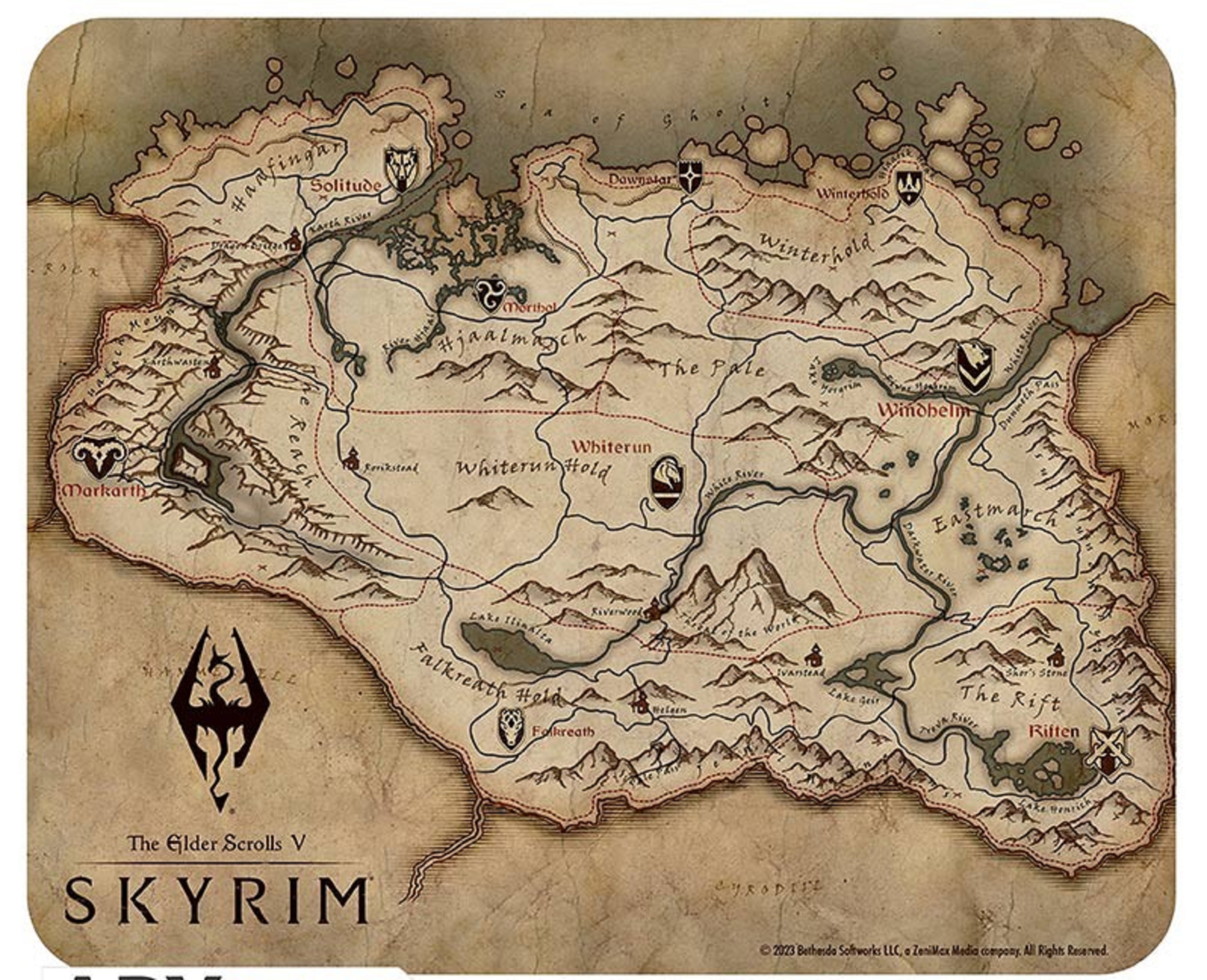 Mouse pad - Skyrim | AbyStyle