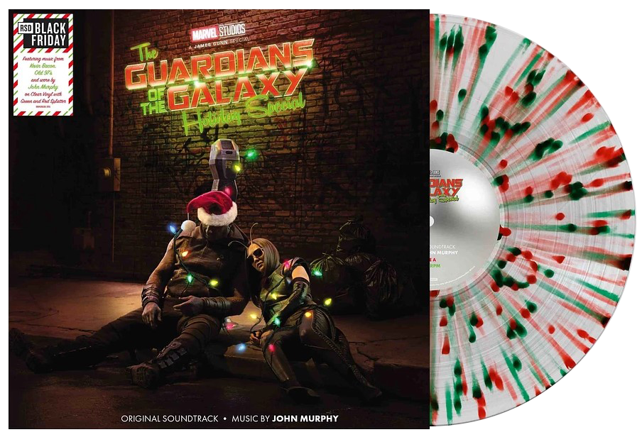 The Guardians Of The Galaxy Holiday Special Soundtrack (Clear With Green And Red Splatter Vinyl)