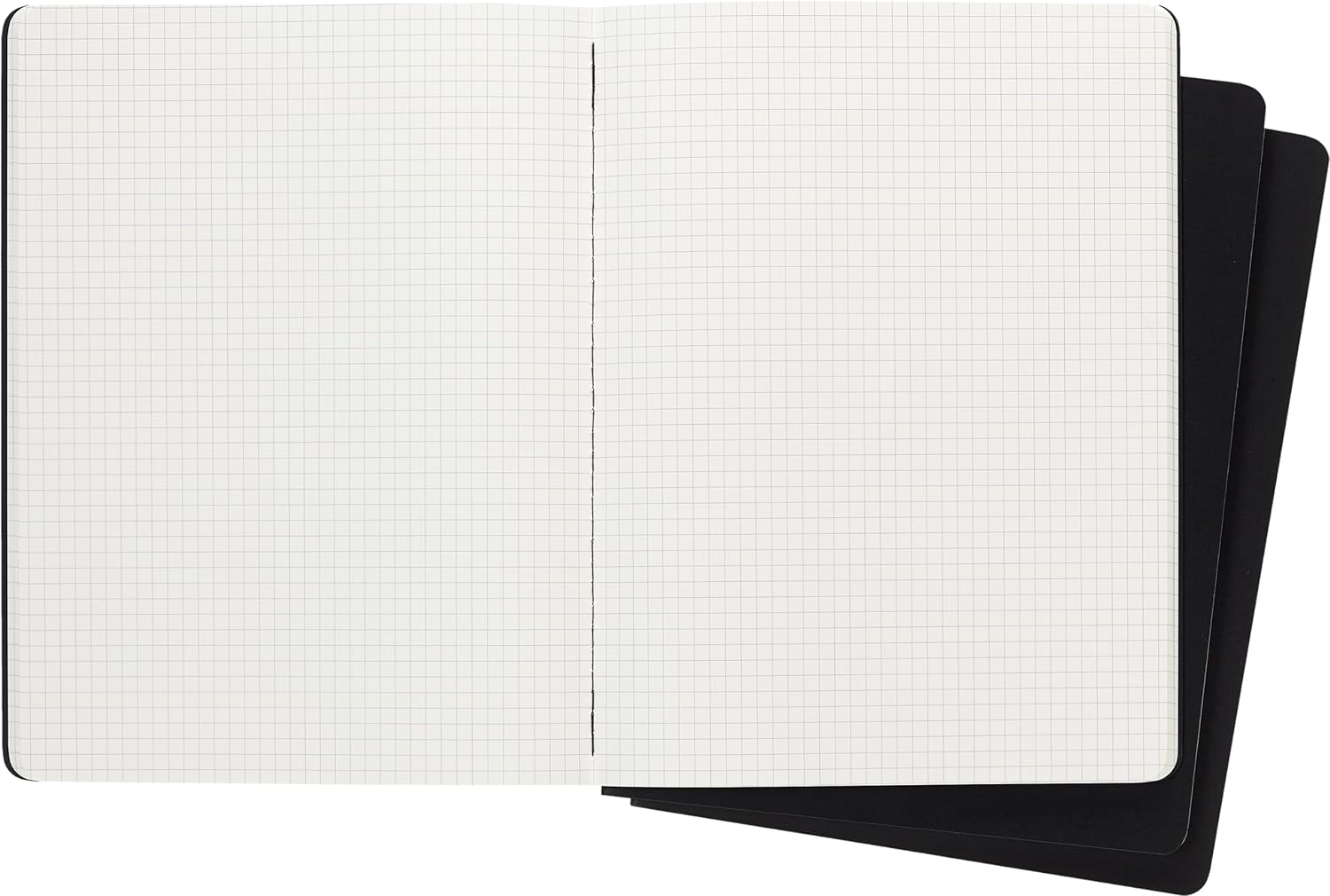 Set 3 caiete - Moleskine Cahiers - X-Large, Squared - Black | Moleskine - 2 | YEO