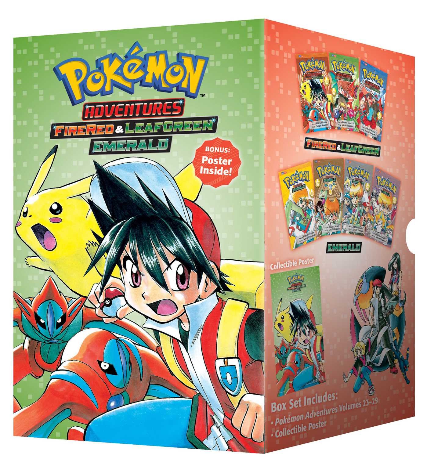 Pokemon Adventures FireRed & LeafGreen / Emerald Box Set | Hidenori Kusaka, Satoshi Yamamoto