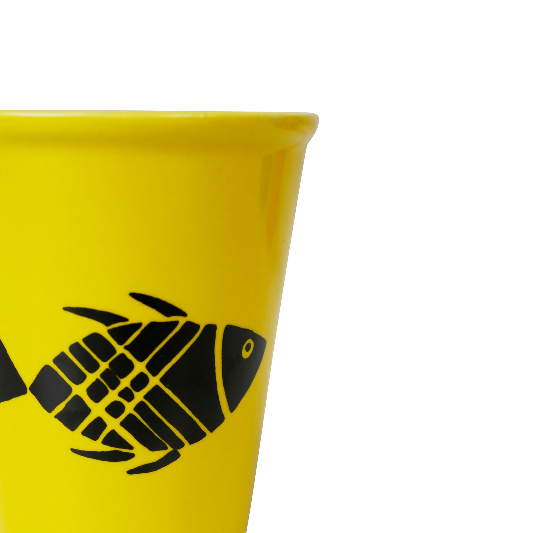 Set 6 pahare - Poisson Jaune Blue | Sema Design - 1 | YEO