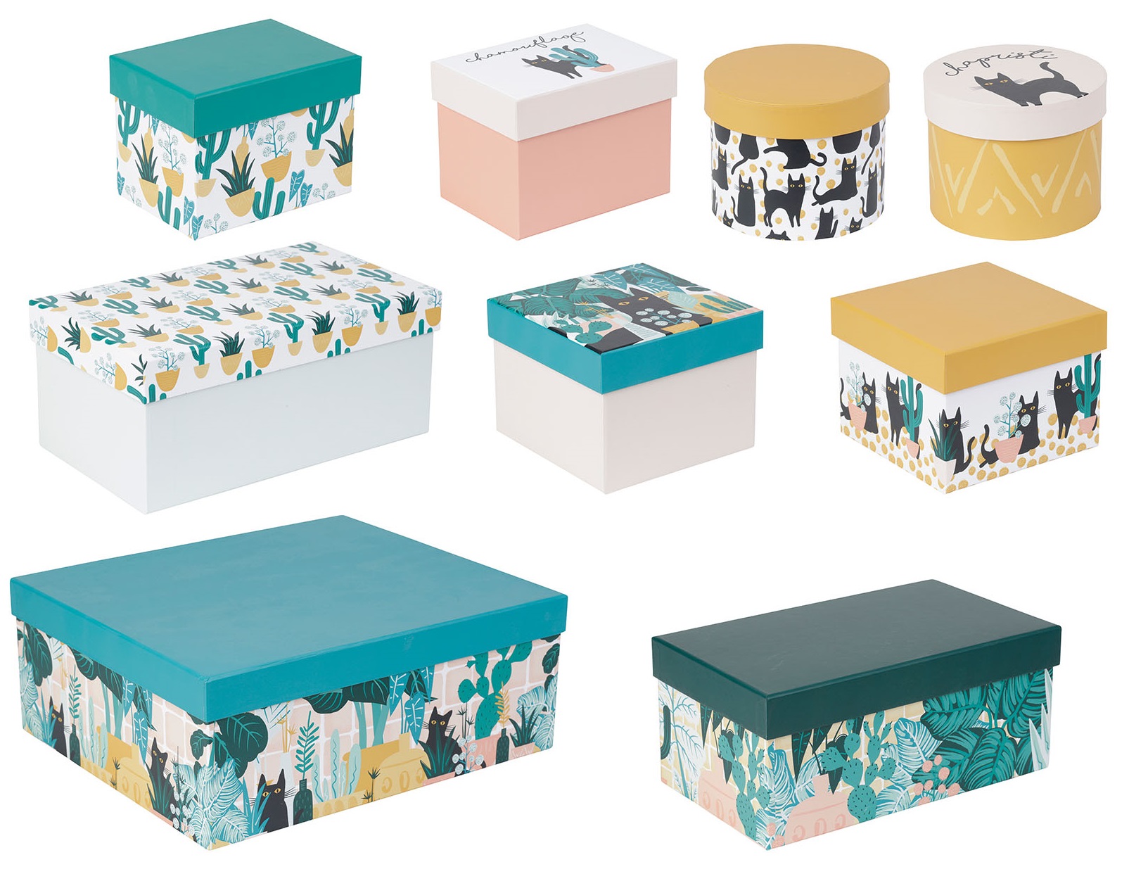 Set 9 cutii pentru depozitare Chamouflage | Sema Design