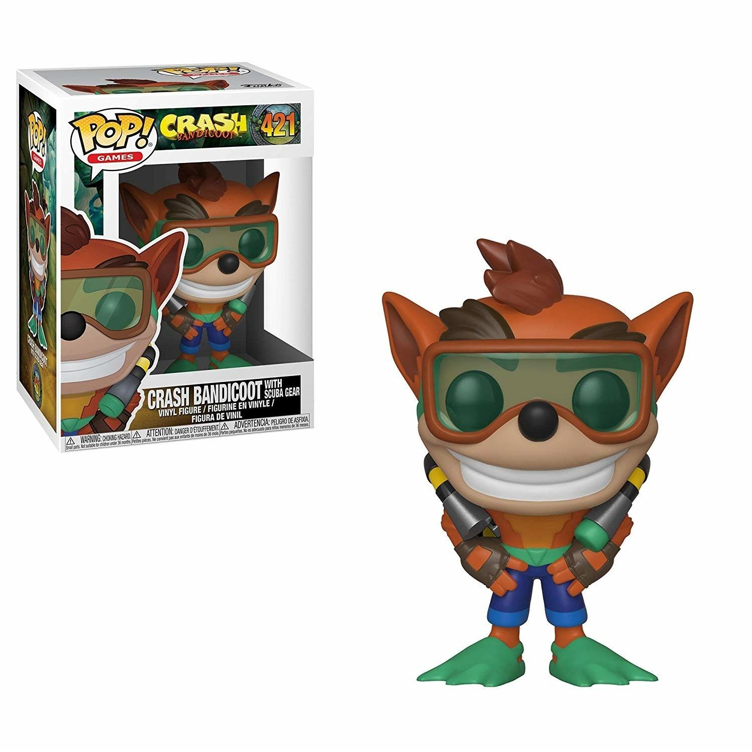 Figurina - Crash Bandicoot - Scuba | FunKo