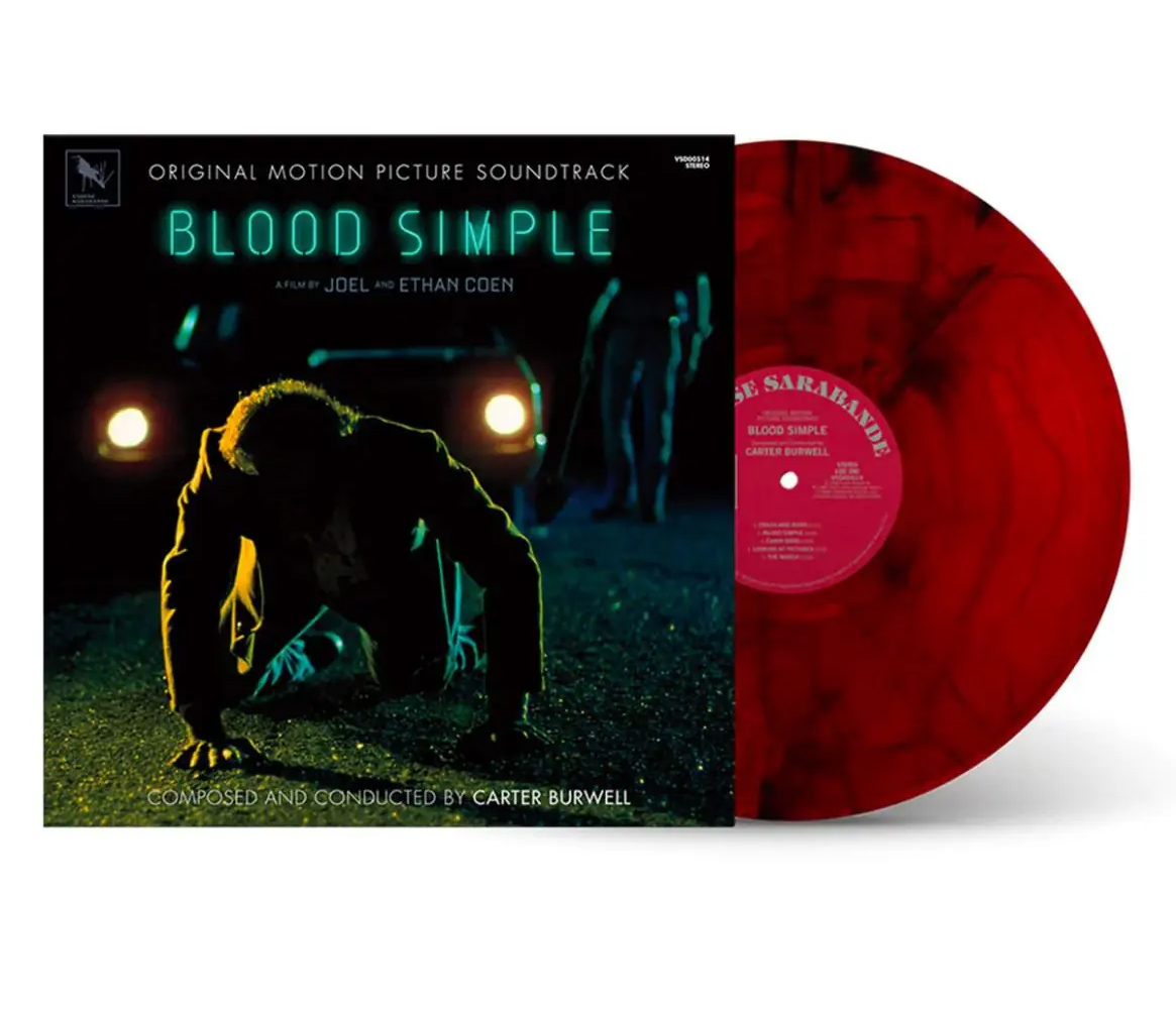 Blood Simple - Soundtrack (Red with Black Smoke Vinyl) | Carter Burwell