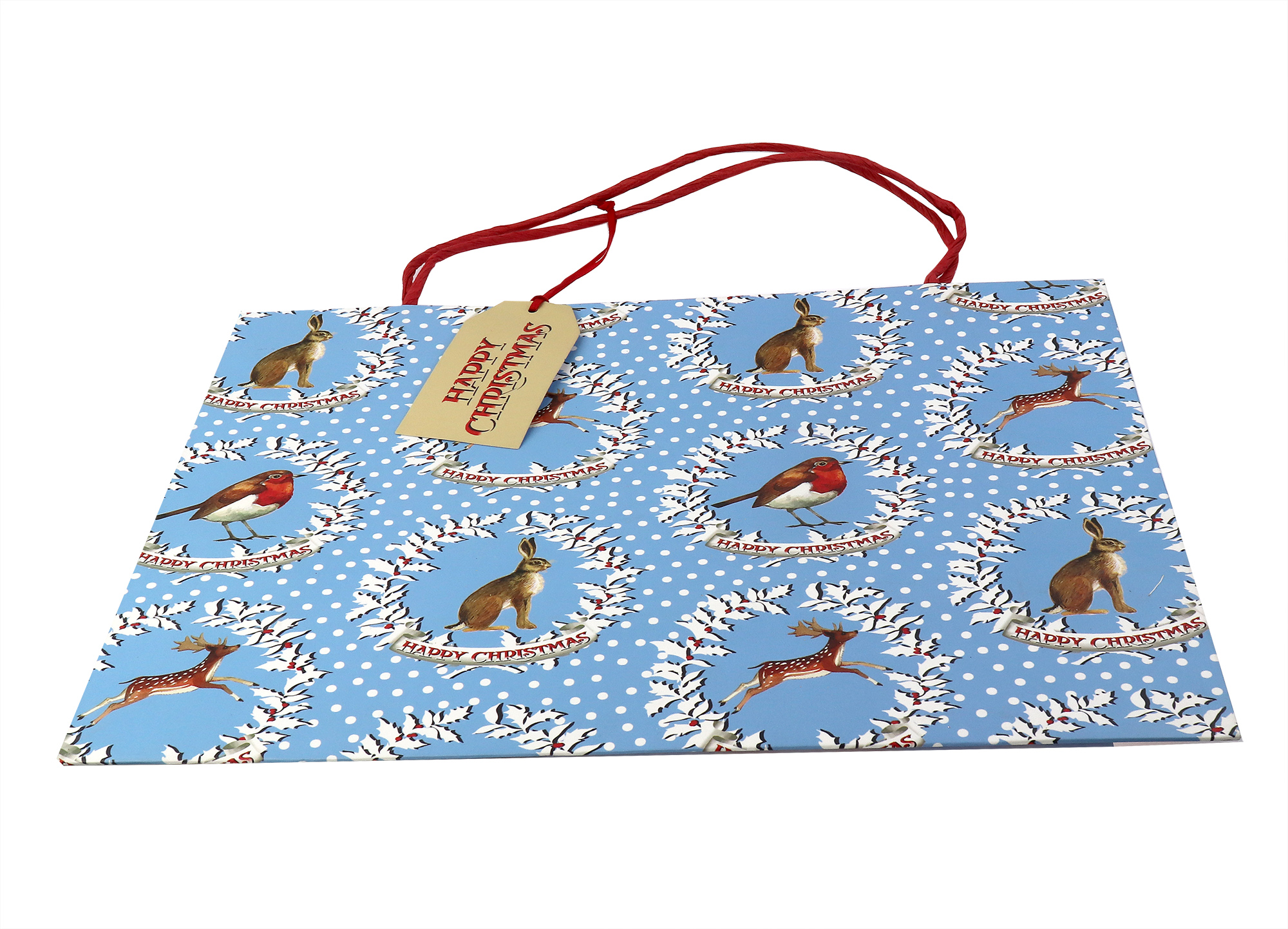 Punga cadou - Emma Bridgewater Happy Christmas, blue | Penny Kennedy