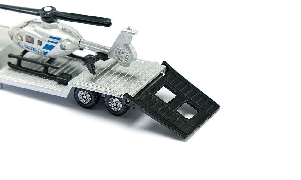 Jucarie - Low Loader with helicopter | Siku - 3