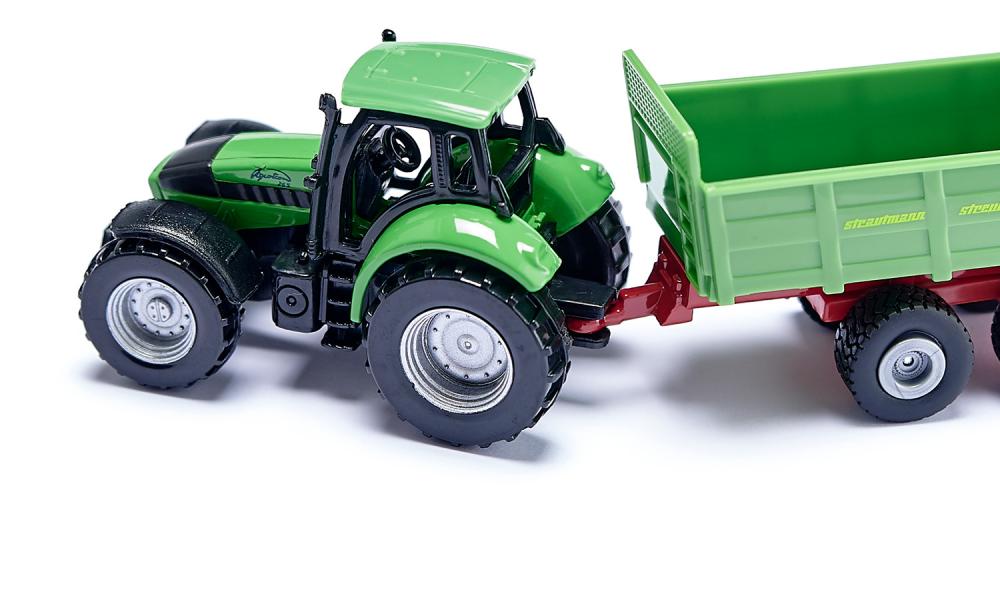 Jucarie - Tractor with Universal Manure Spreader | Siku - 1 | YEO