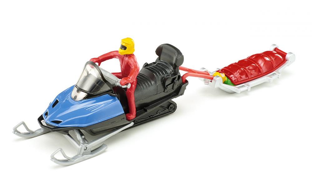 Jucarie - Snow Mobile with Rescue Sledge | Siku - 1