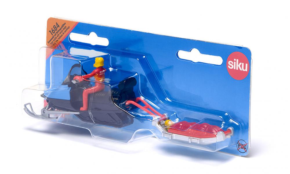Jucarie - Snow Mobile with Rescue Sledge | Siku - 4