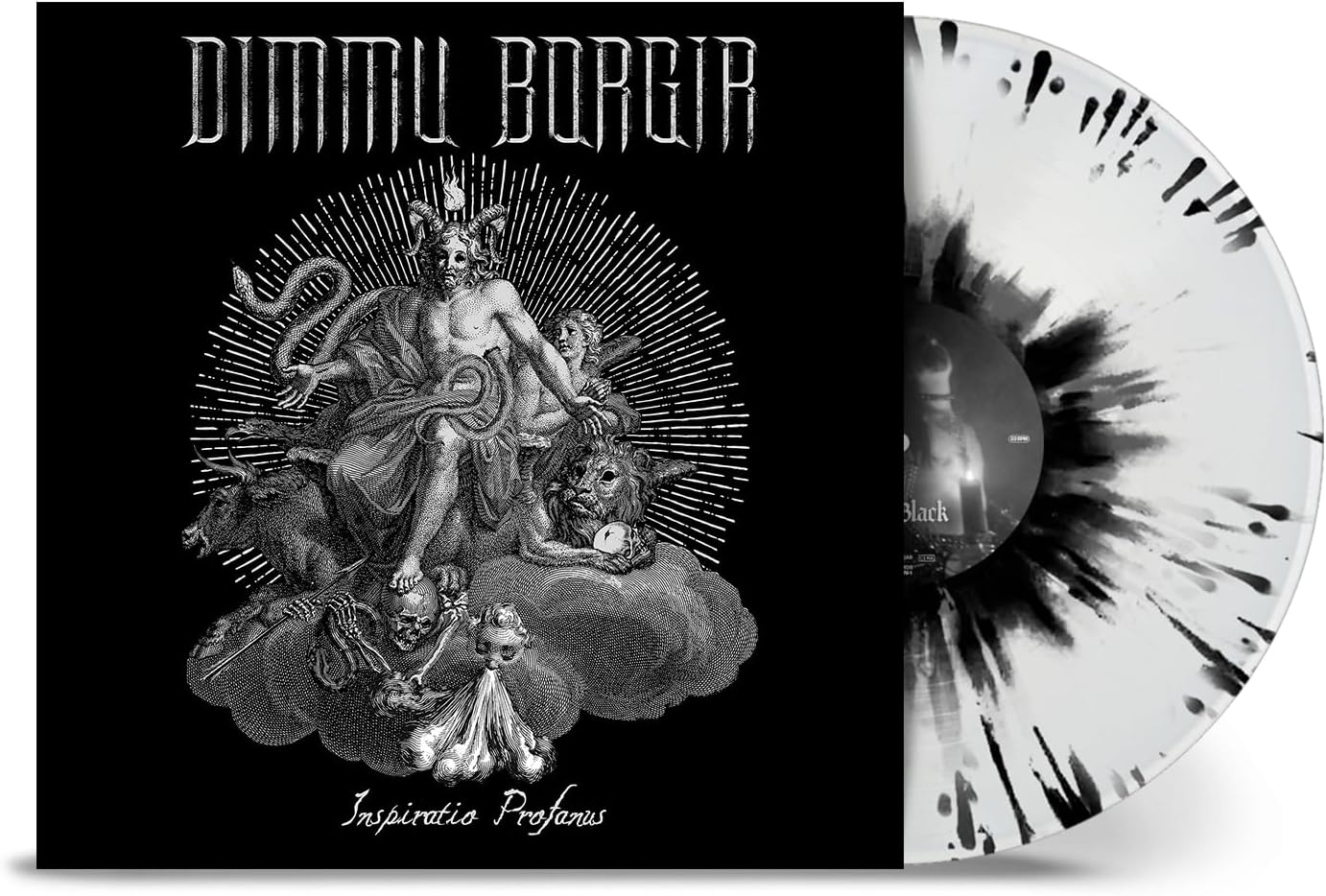 Inspiratio Profanus (White with Black Splatter) | Dimmu Borgir