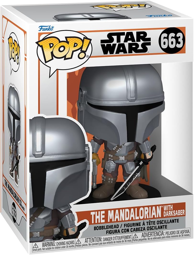 Figurina - Pop! - Star Wars - The Mandalorian with Darksaber | Funko - 1 | YEO