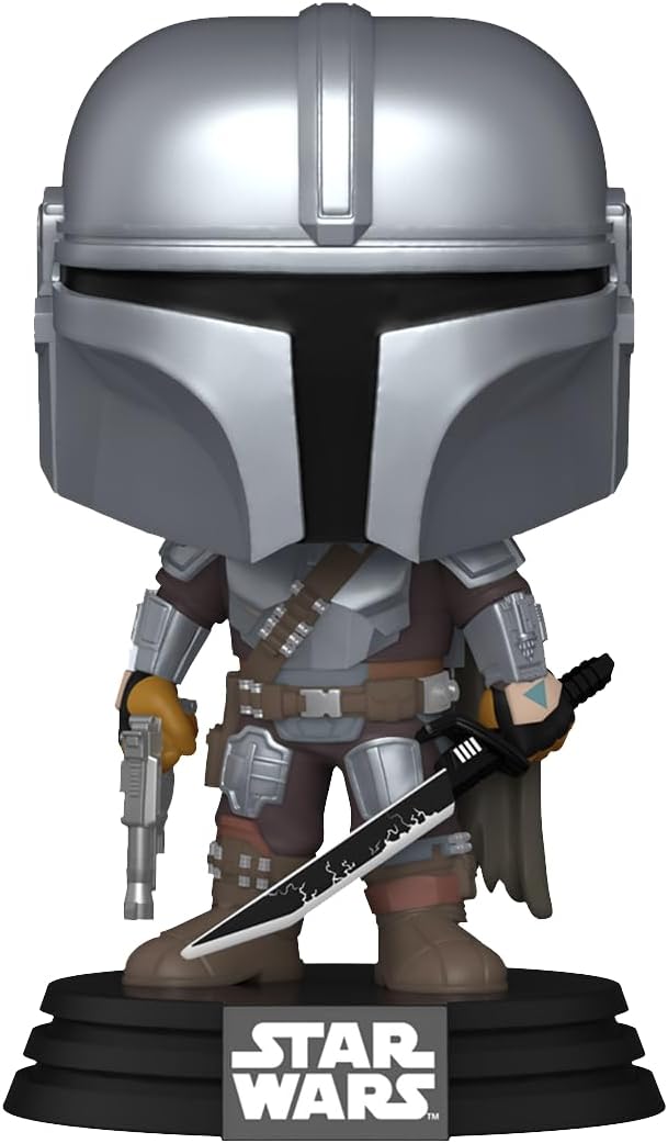 Figurina - Pop! - Star Wars - The Mandalorian with Darksaber | Funko