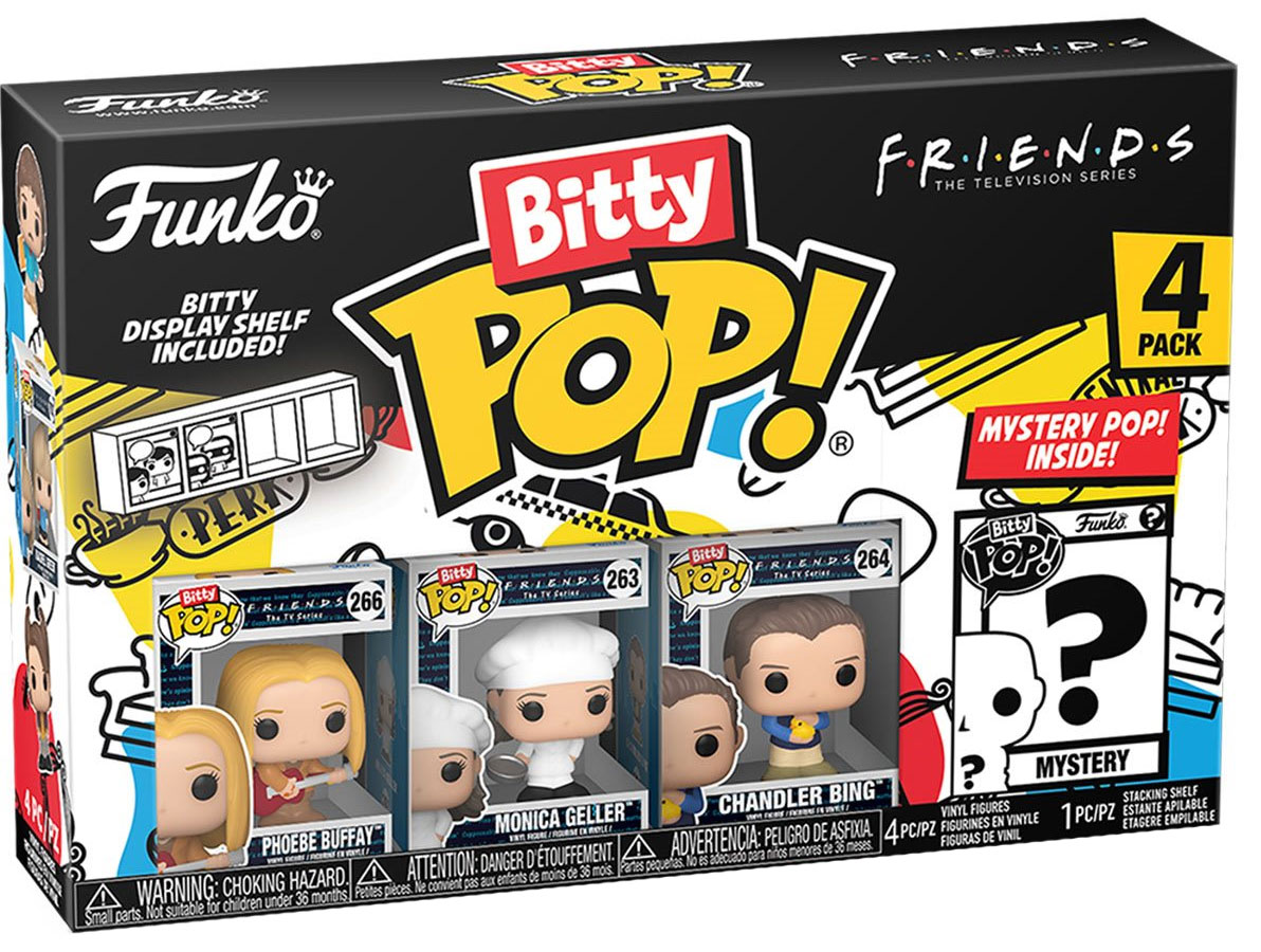 Set 4 figurine - Bitty Pop! Friends: Phoebe | Funko