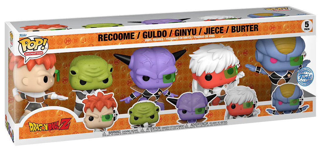 Set 5 figurine - Pop! Animation - Dragon Ball Z - Ginyu Force  | Funko - 1 | YEO