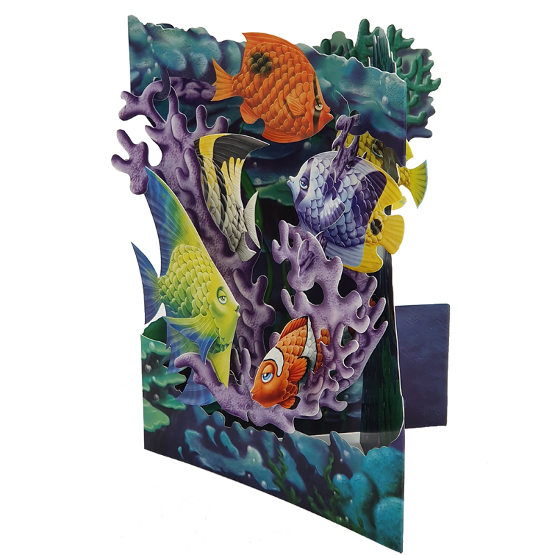 Felicitare 3D - Swing Cards: Aquarium | Santoro