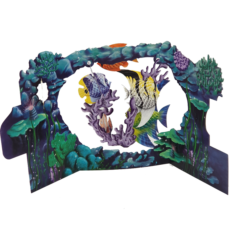 Felicitare 3D - Swing Cards: Aquarium | Santoro - 1 | YEO