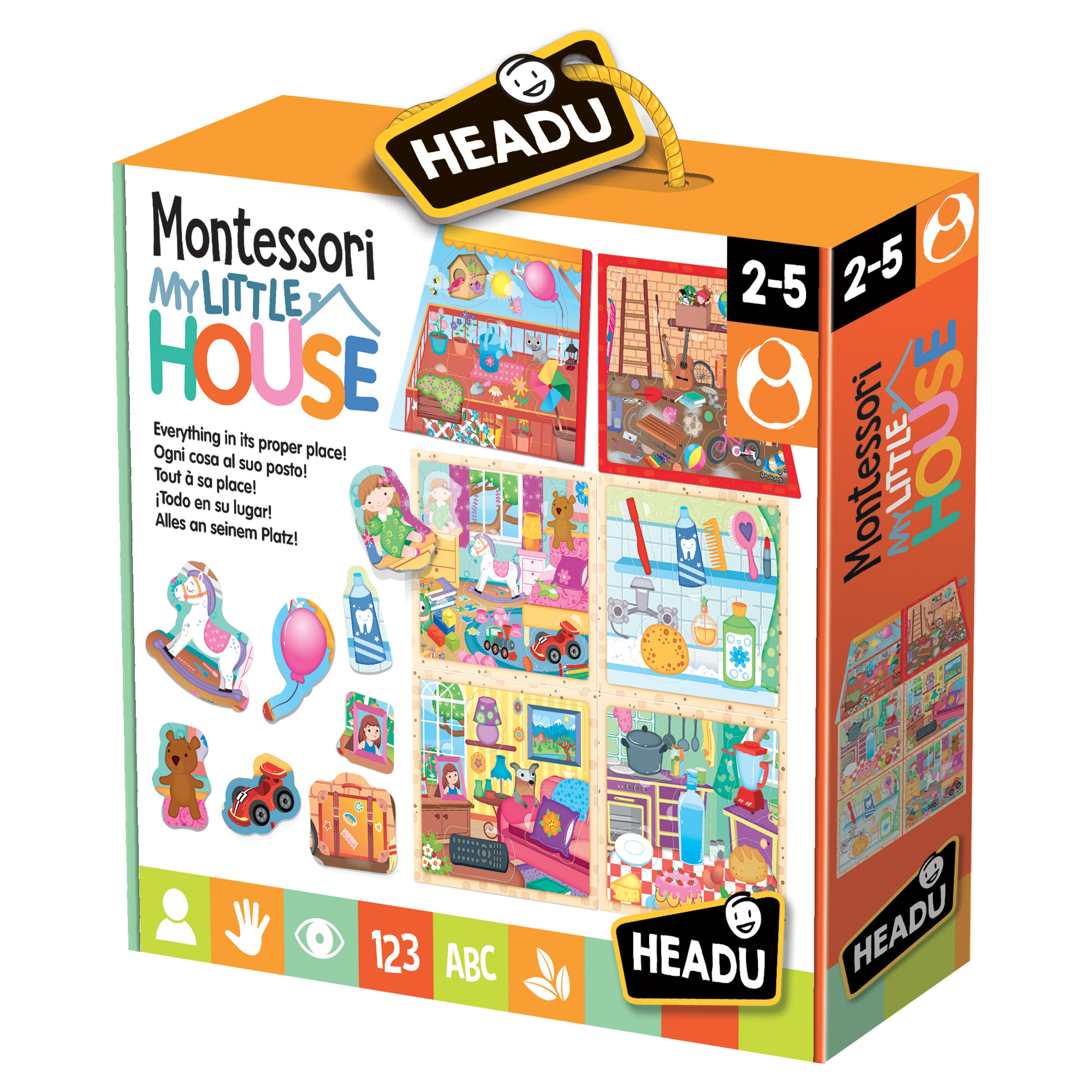 Puzzle - Montessori - Casuta mea | Headu