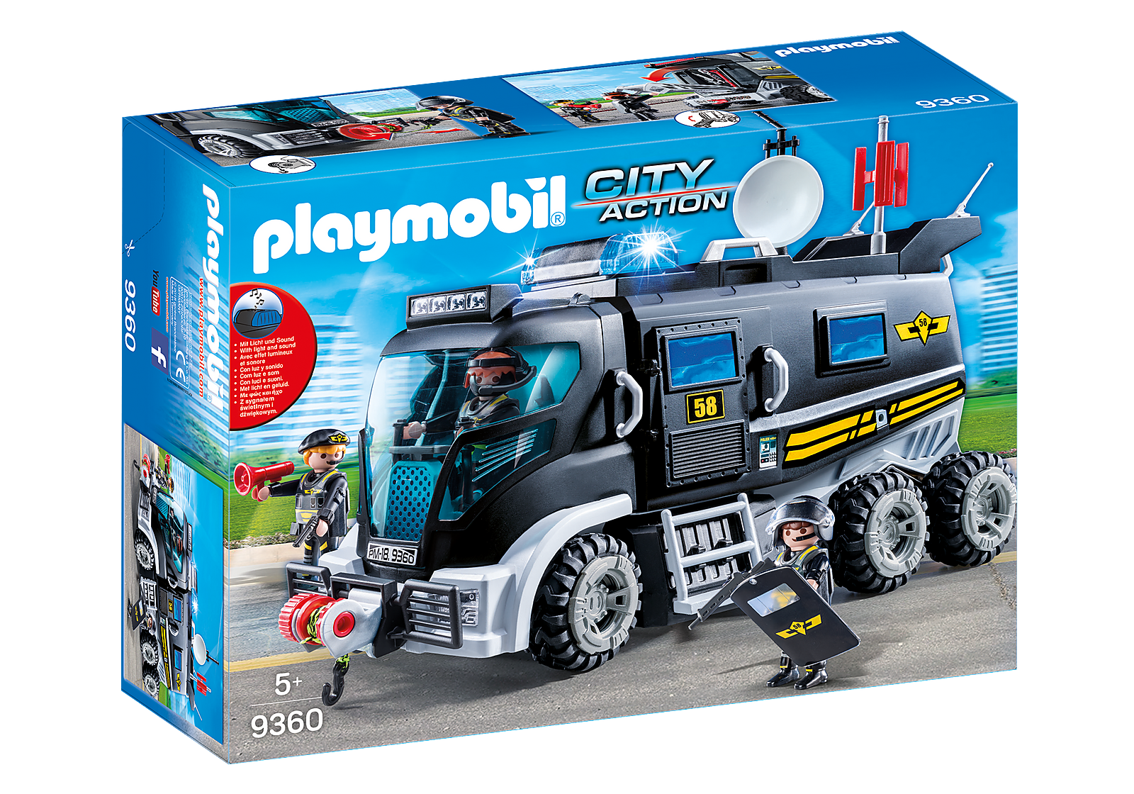  Set Jucarii - Camionul Echipei SWAT | Playmobil 