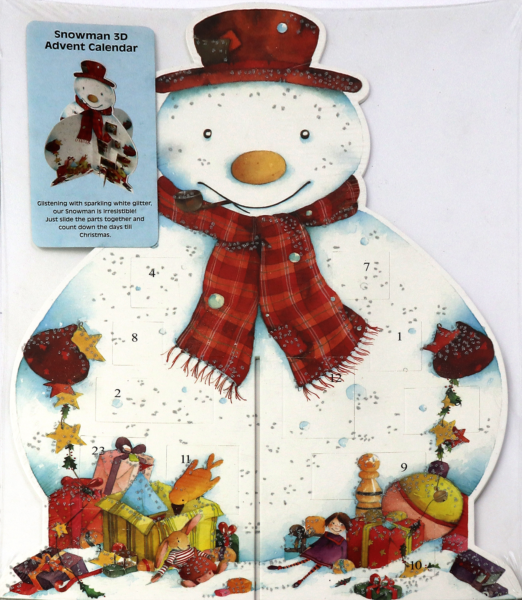 Calendar de Advent - Snowman 3D | NorthSouth Books
