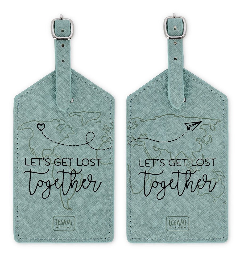 Set 2 etichete pentru bagaj - Let\'s Get Lost Together | Legami