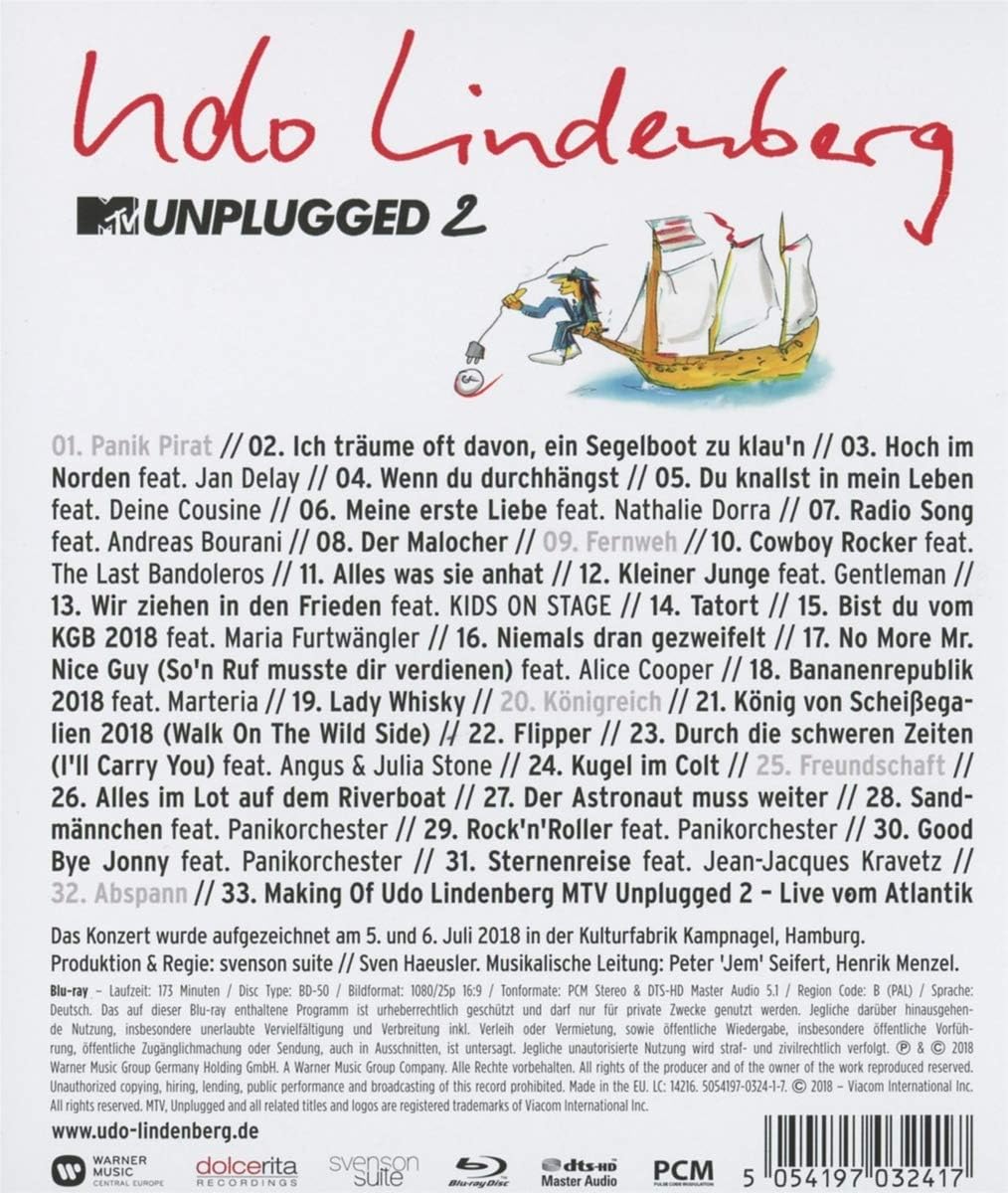 MTV Unplugged 2 (Blu-ray) | Udo Lindenberg