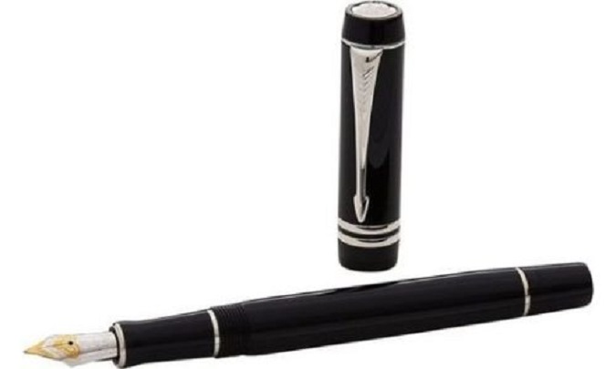 Stilou - Duofold Platinum (Black) | Parker