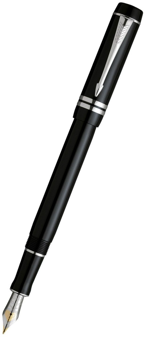 Stilou - Duofold Platinum (Black) | Parker - 3 | YEO