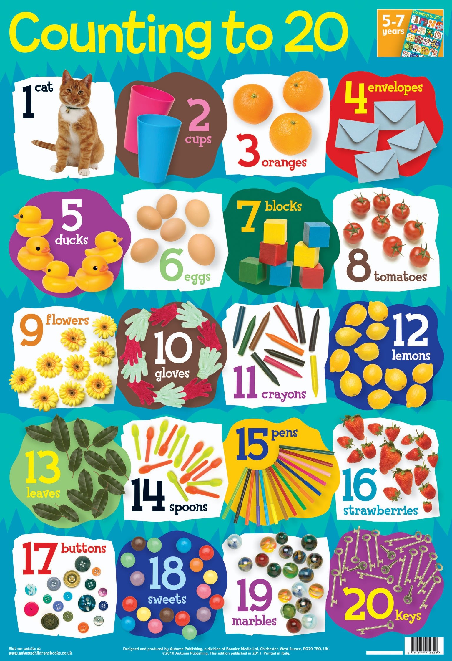 Numbers 1-20 | Byeway Wall Charts