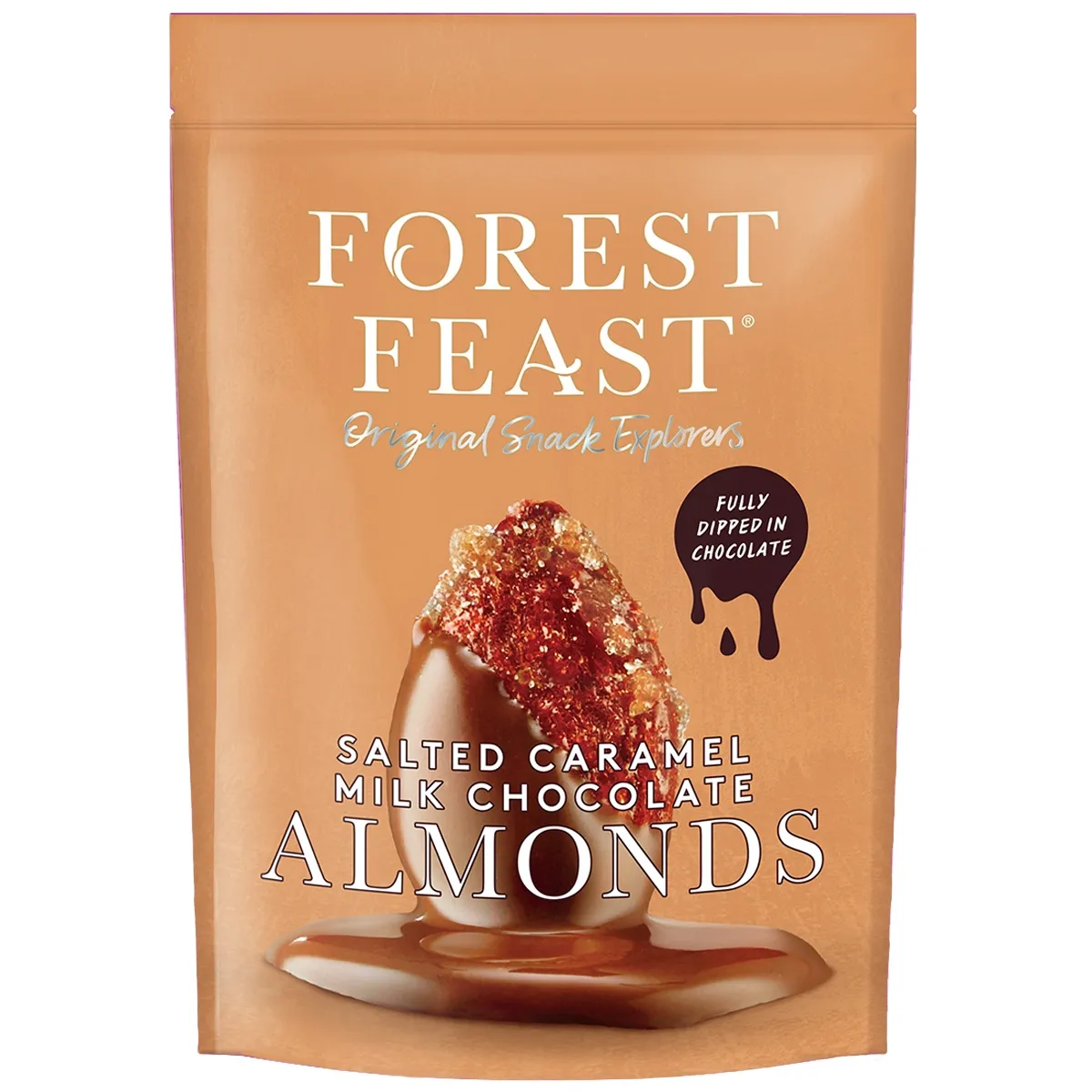 Alune invelite in ciocolata cu caramel sarat | Forest Feast