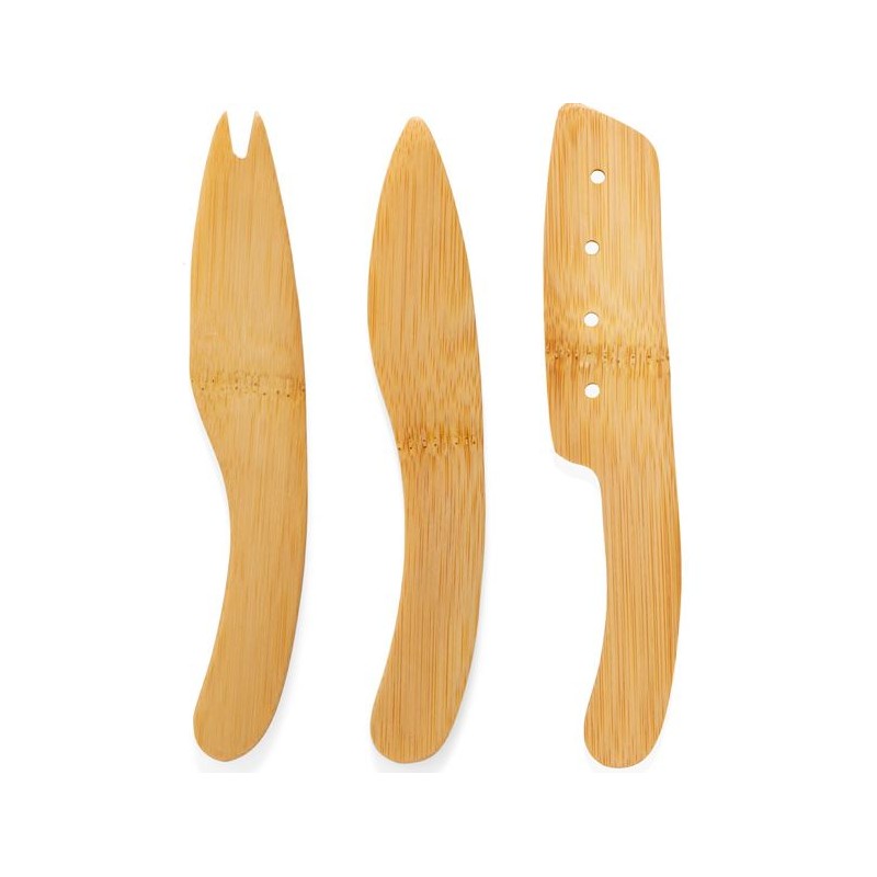 Platou branzeturi - Bamboo Cheese Plate | Kikkerland - 1 | YEO