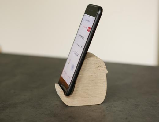  Suport pentru telefon - Elephant Beech Wood | Kikkerland 