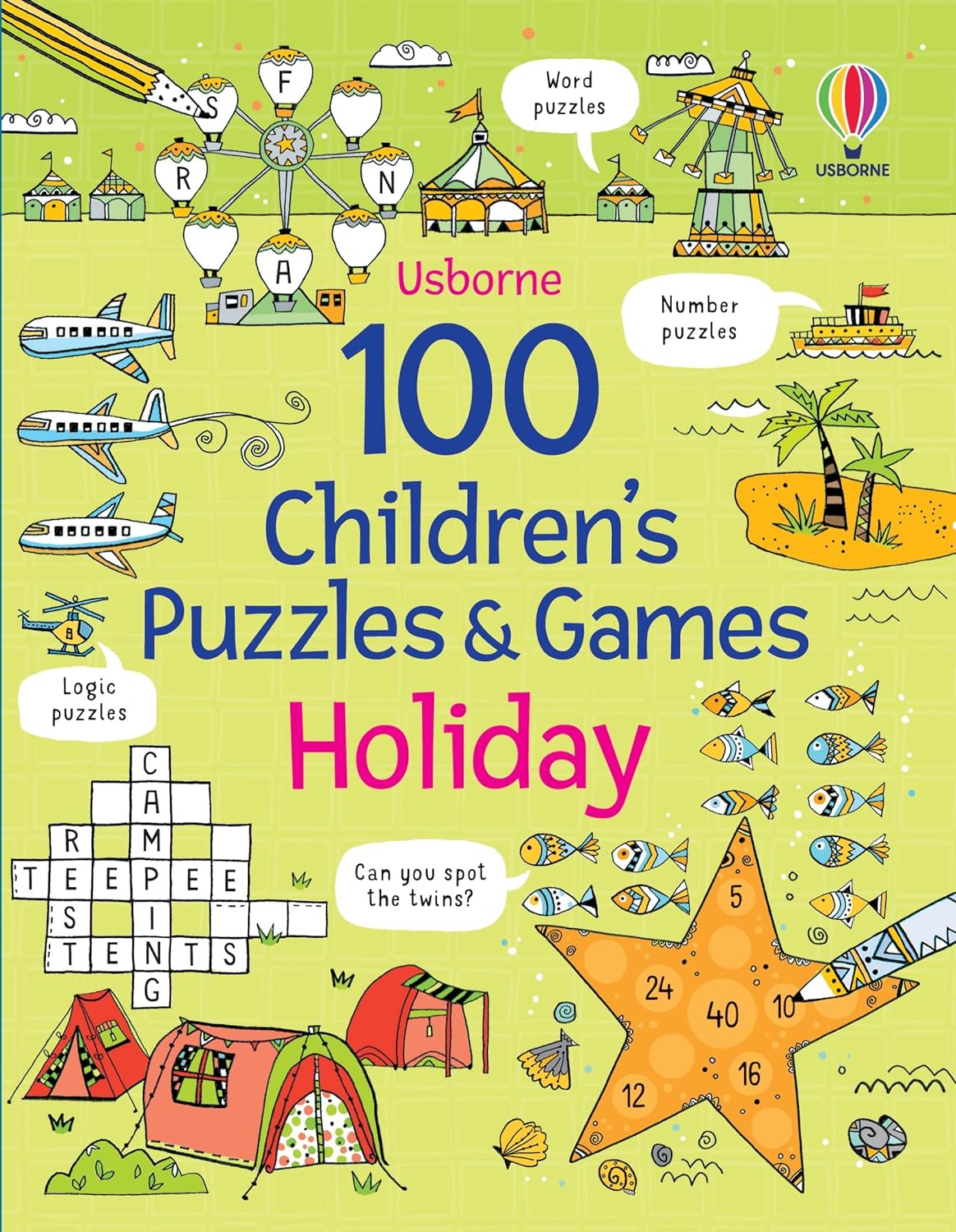 100 Children's Puzzles and Games - Holiday 