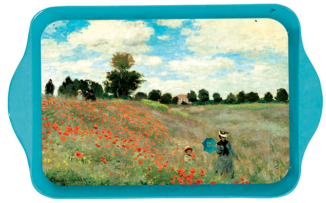 Tava metalica - Claude Monet - Les Coquelicots | Cartexpo