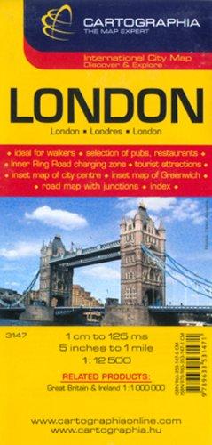 PDF Harta rutiera Londra | Cartographia Carte straina