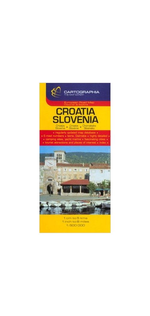 Harta Croatia si Slovenia | Cartographia Cartographia Kft 2022