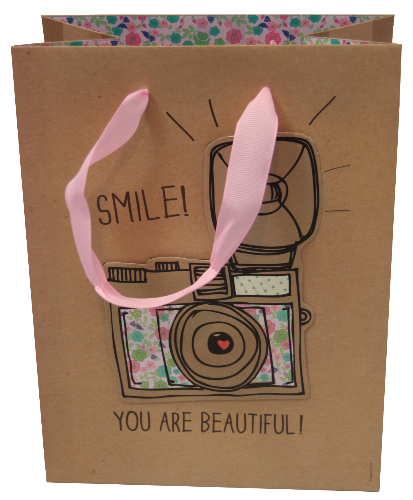 Punga de cadou - Medium - Smile! You are beautiful! | Legami