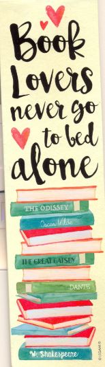 Semn de carte - Book Lovers never go to bed alone | Legami