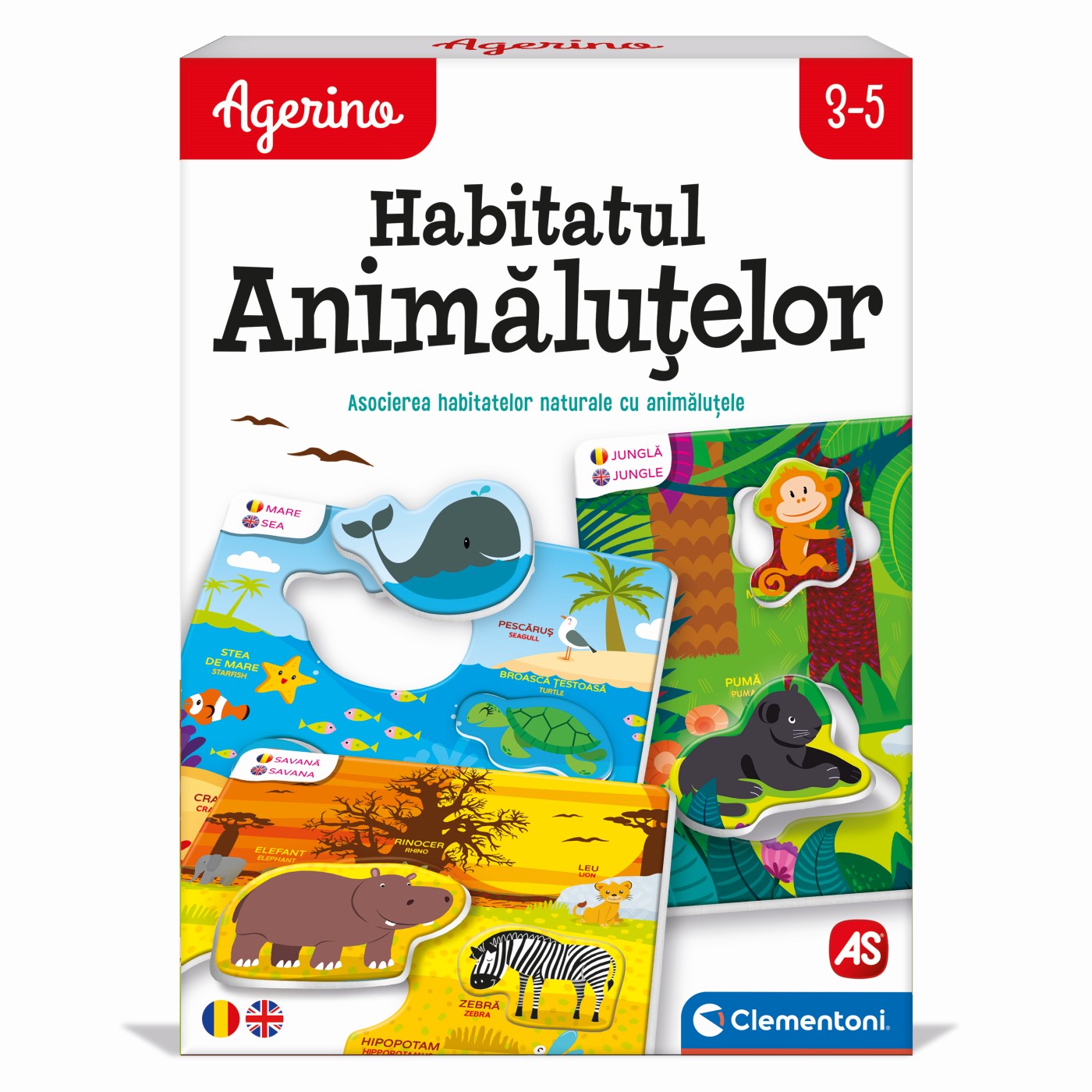 Jucarie educativa - Agerino habitatul animalutelor | Clementoni - 5 | YEO