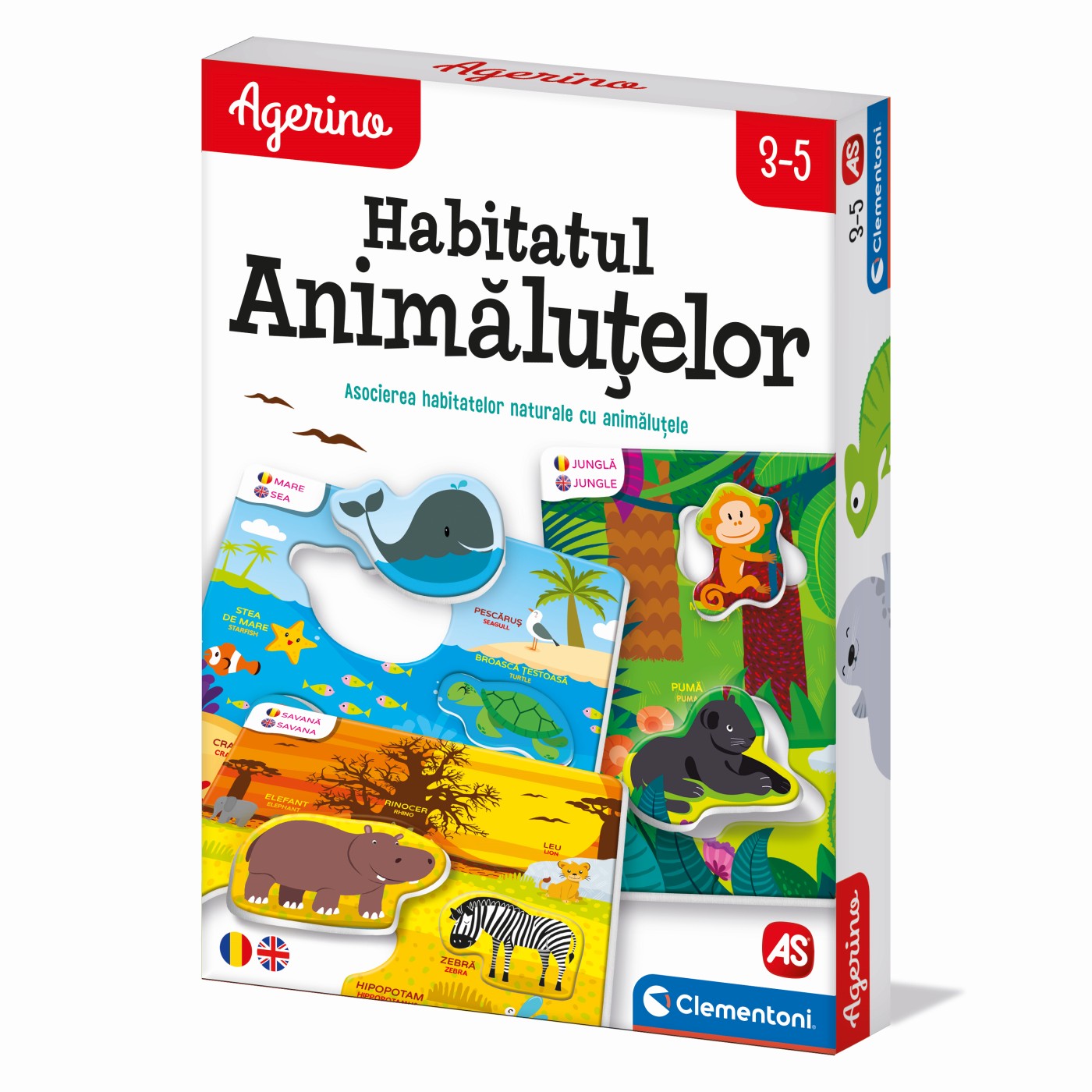 Jucarie educativa - Agerino habitatul animalutelor | Clementoni - 2 | YEO