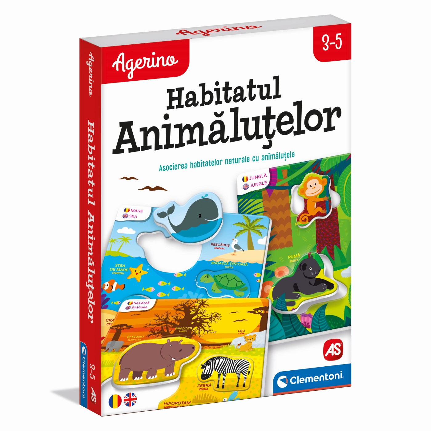 Jucarie educativa - Agerino habitatul animalutelor | Clementoni - 3 | YEO